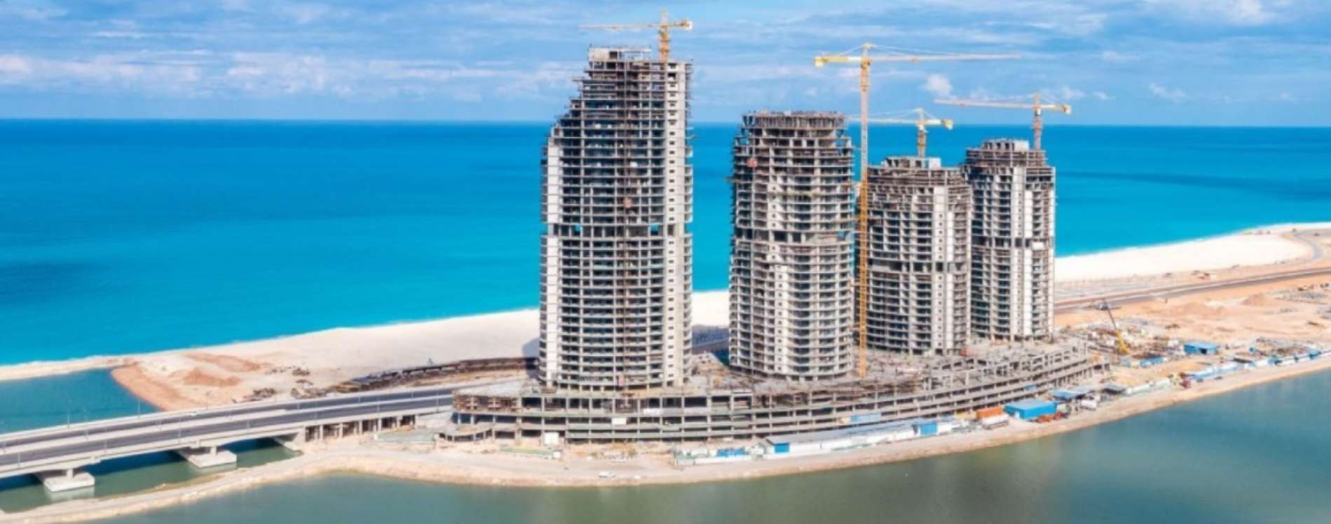 north edge towers in New Alamein city